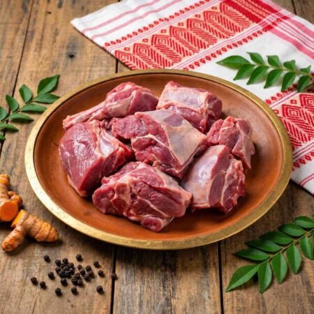Fresh Mutton (Goat) Biryani Cut