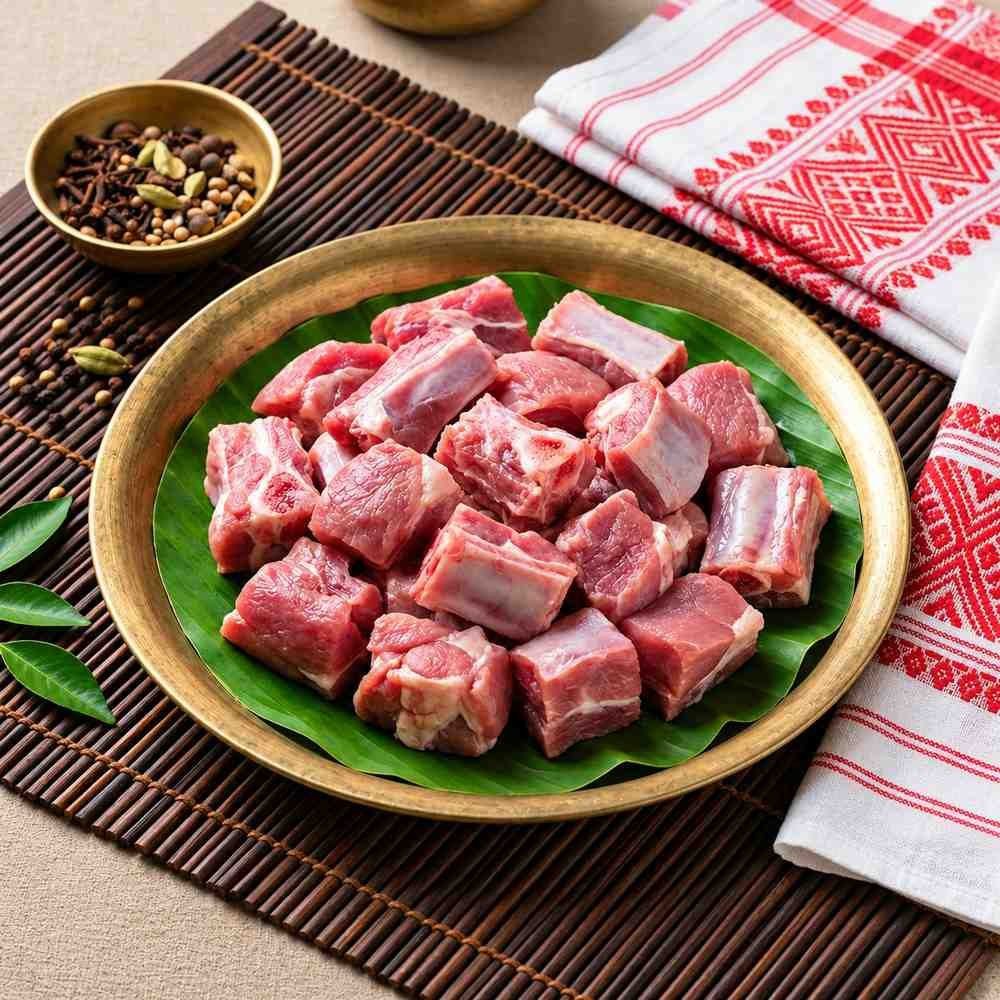 Fresh Mutton (Goat) Curry Cut (Patha/Khasi)
