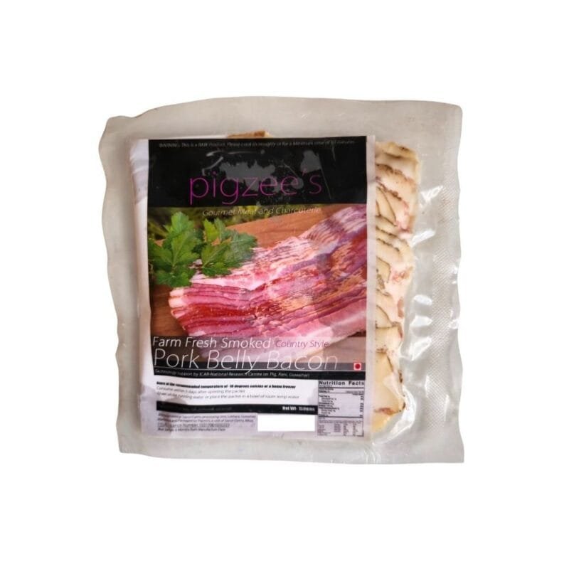 Pigzee's Pork Belly Bacon, 150 g (Frozen)