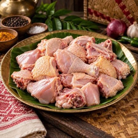 Fresh Chicken Curry Cut (With Skin)