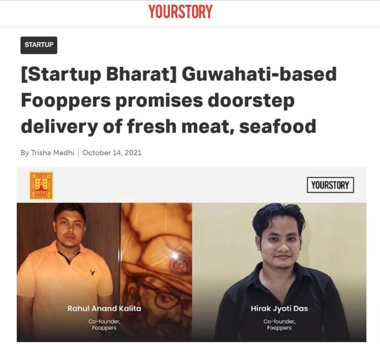 Fooppers Meat Delivery Startup in Guwahati