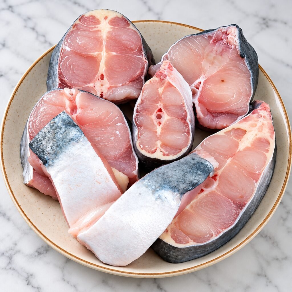 Local Kos/Kosh/Pangas/Pankaj Fish (Without Head, 3-4 Kg Size)