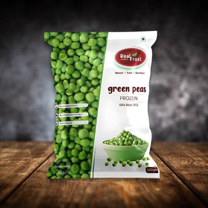 Real Frost Frozen Green Peas, 1 kg