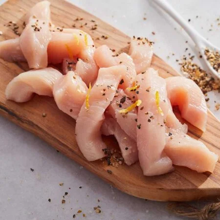 Chicken Boneless Strips Cut