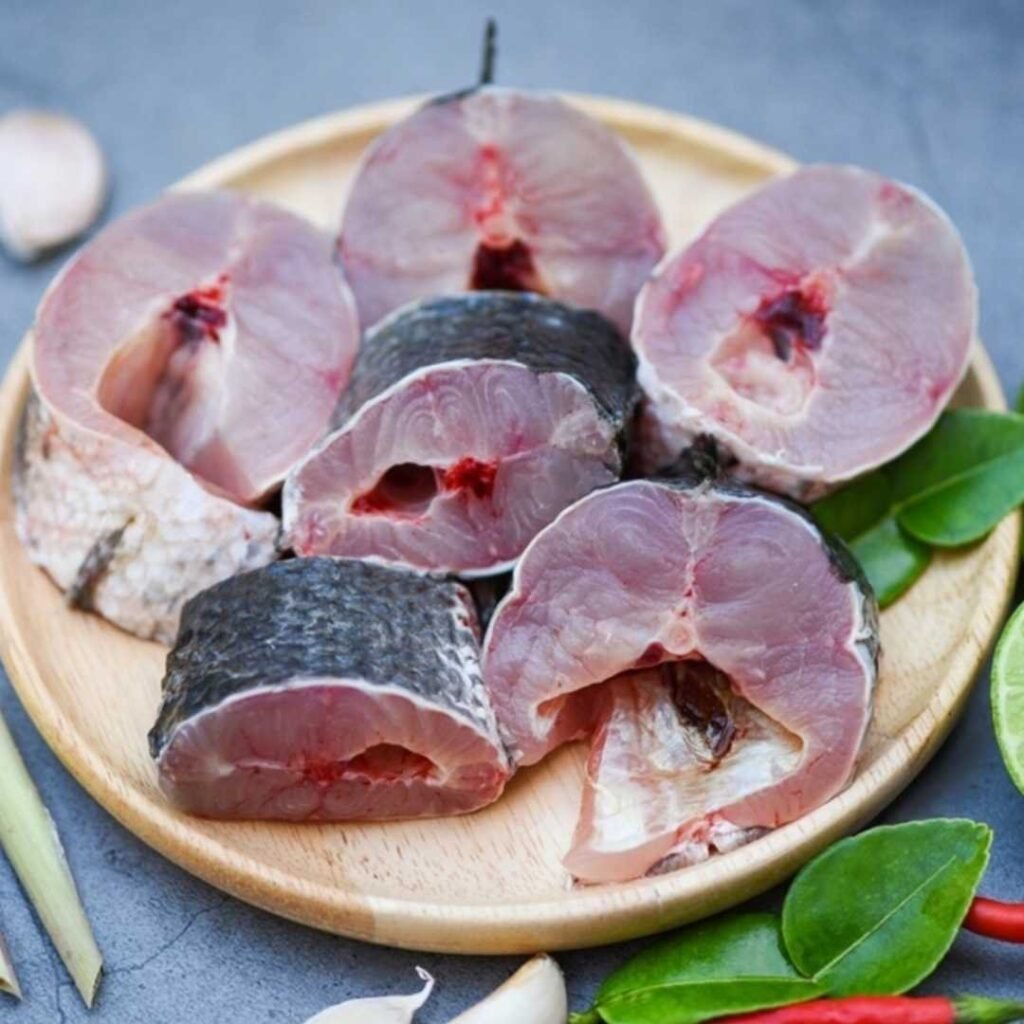 Local Xol/Sol/Snakehead Murrel Fish (1-1.5 Kg Size, Cut & Cleaned Pieces) (Per Kg)