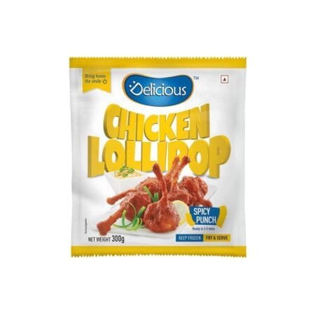 Elicious Chicken Lollipop Marinated, 300 g