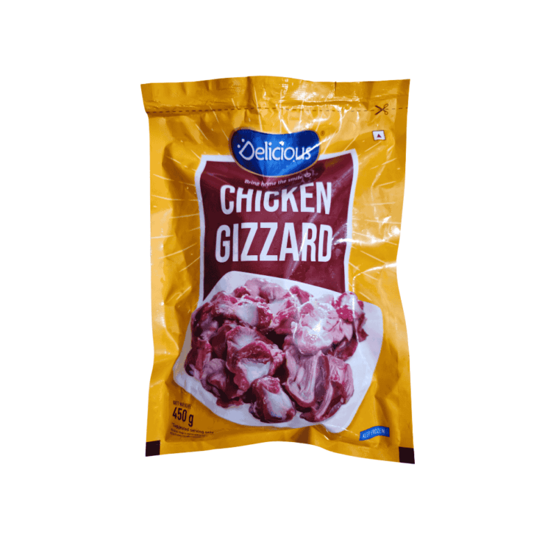 Elicious Chicken Gizzards (Frozen), 450 g