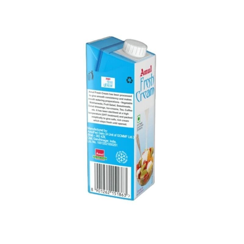 Amul Fresh Cream, 250 ml - Image 2