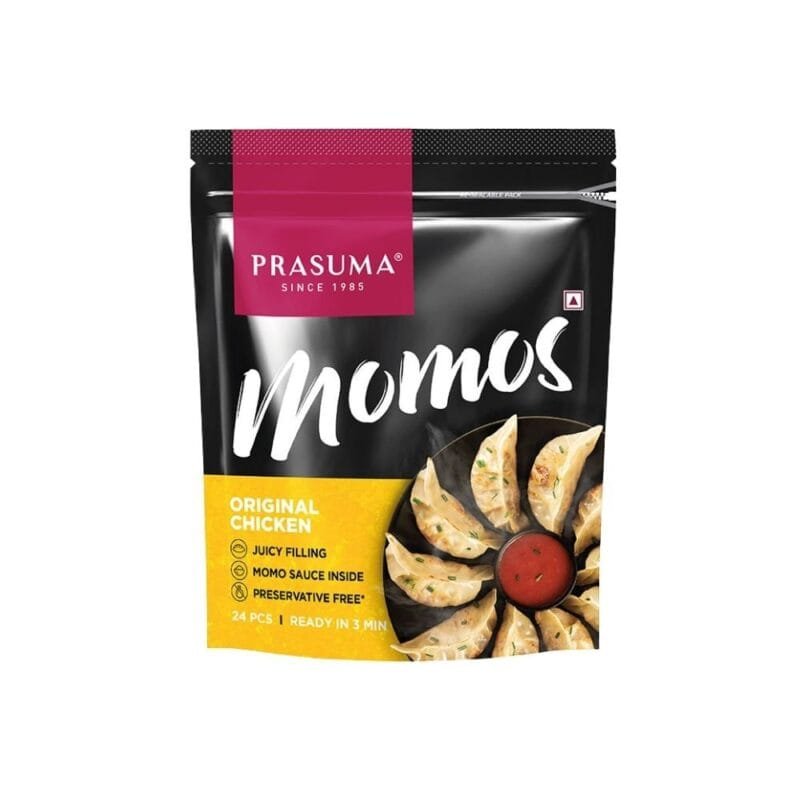 Prasuma Original Chicken Momo, 24 Pieces