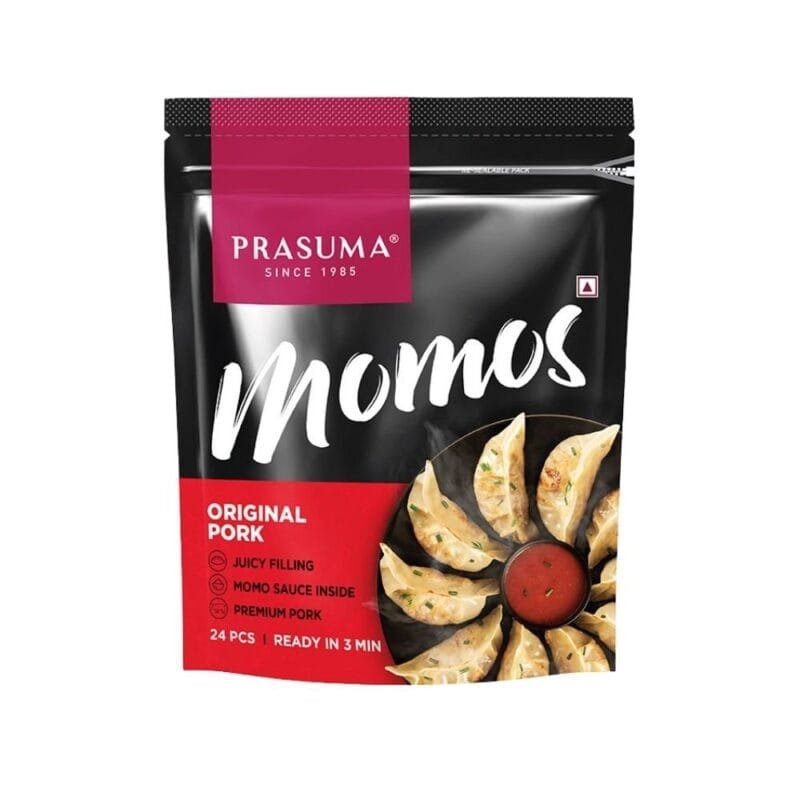 Prasuma Original Pork Momo, 24 Pieces