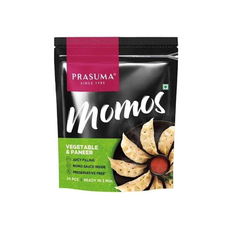 Prasuma Veg & Paneer Momo, 24 Pieces