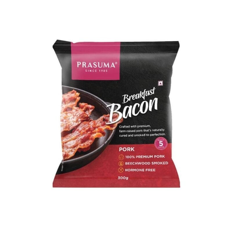 Prasuma Pork Breakfast Bacon, 300 g