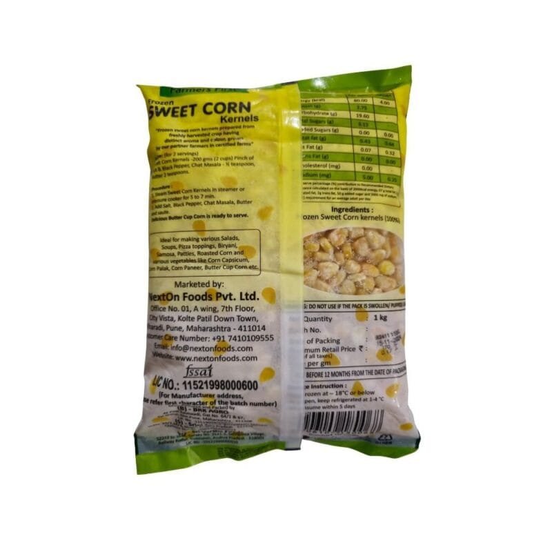 NextOn Sweet Corn (Frozen), 1 Kg - Image 2