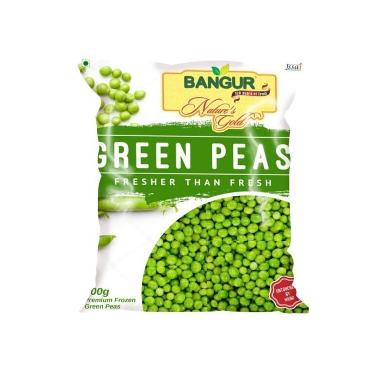 Bangur Green Peas (Frozen), 1 Kg Pack