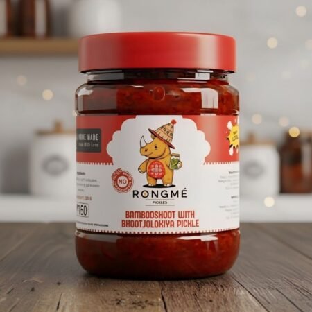 RongMé Bambooshoot (বাঁহ গাজ) with Bhootjolokiya (ভোট জলকীয়া) Pickle, 200 g