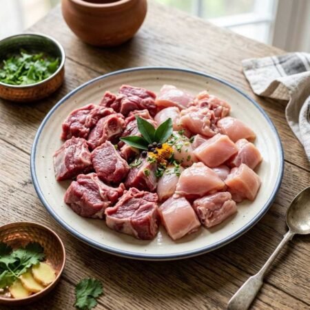 Fresh Mutton & Chicken Curry Cut Combo