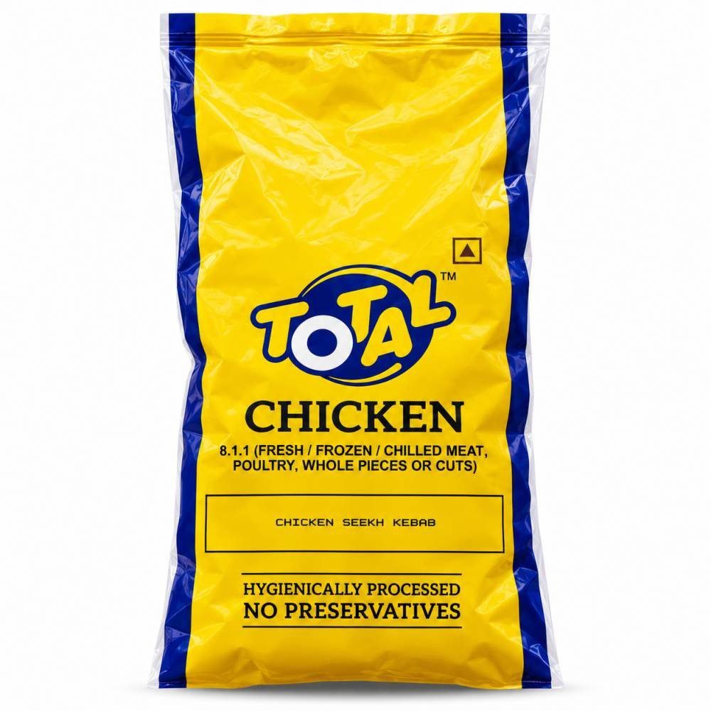 Total Chicken Seekh Kabab, 1 Kg Value Pack