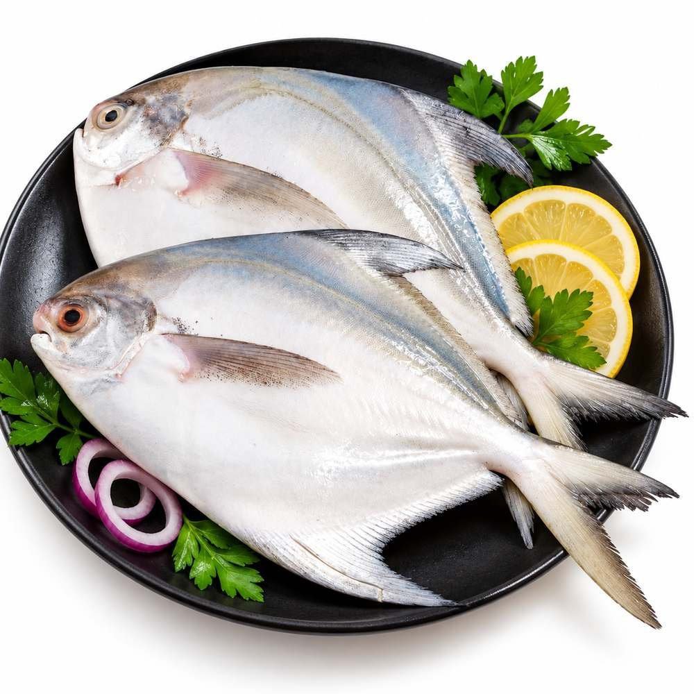 Fresh Pomfret/Pamphlet fish (7-10 Pieces Per Kg)